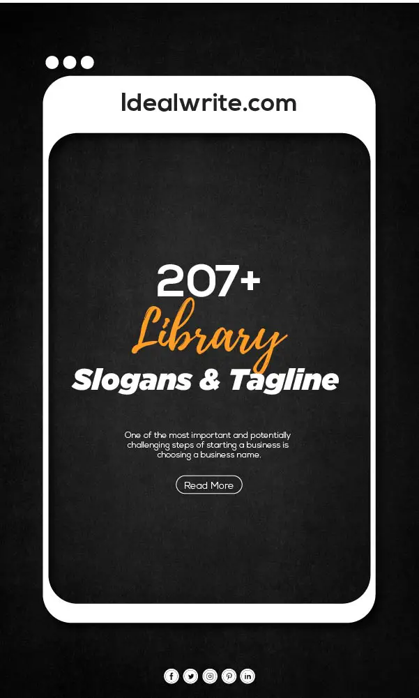 Attractive library taglines ideas
