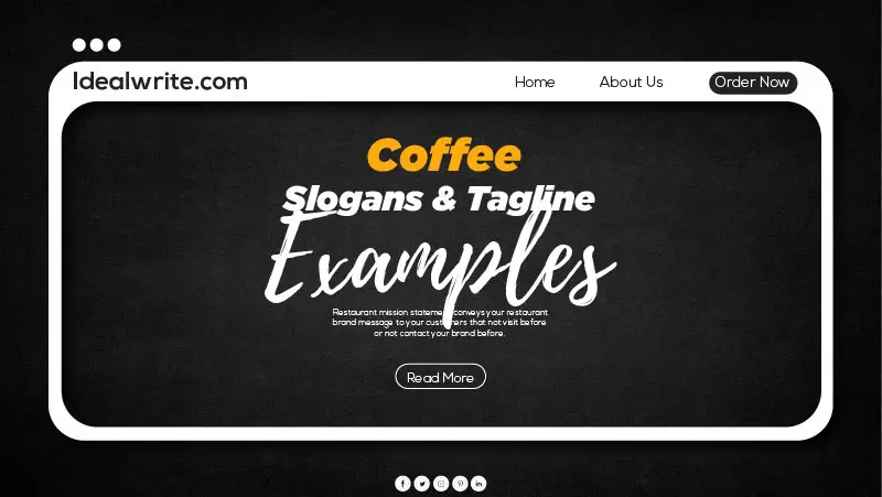 Best Coffee slogan & Tagline ideas