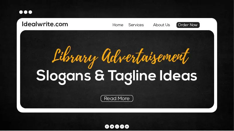 Creative school library slogans Ideas