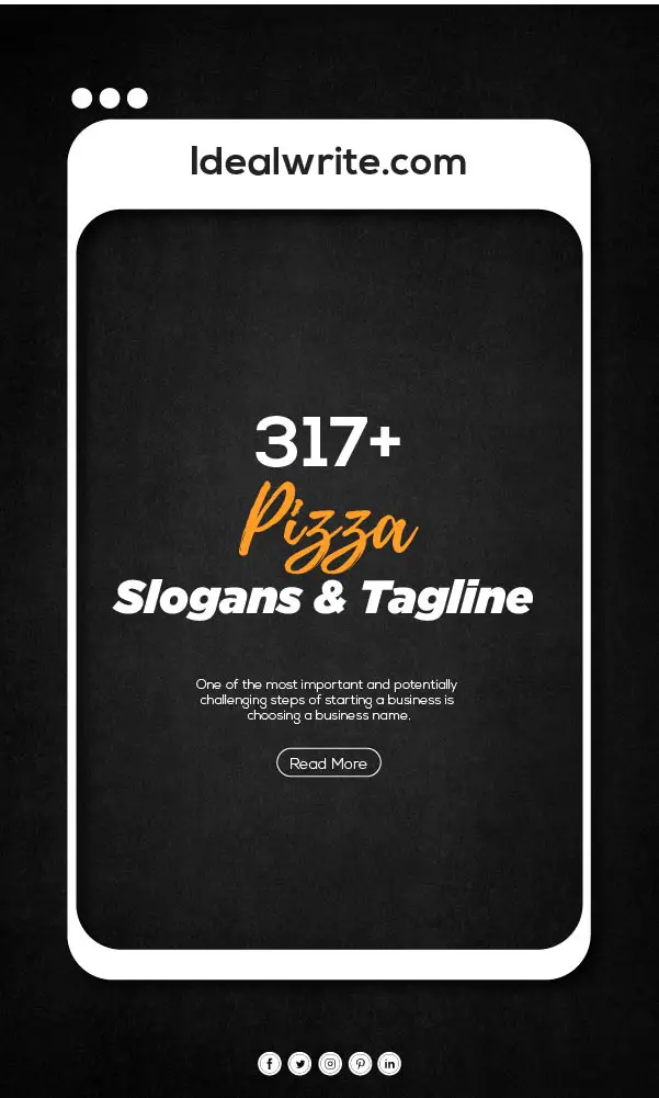 Famous Pizza Slogans Ideas
