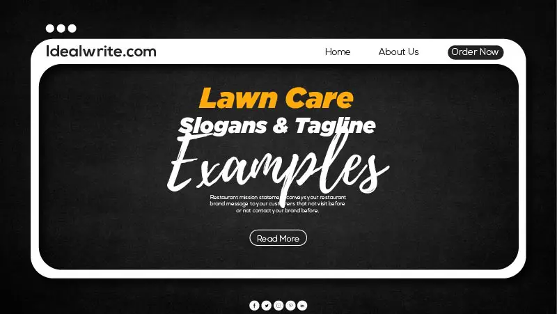 lawn service slogans ideas