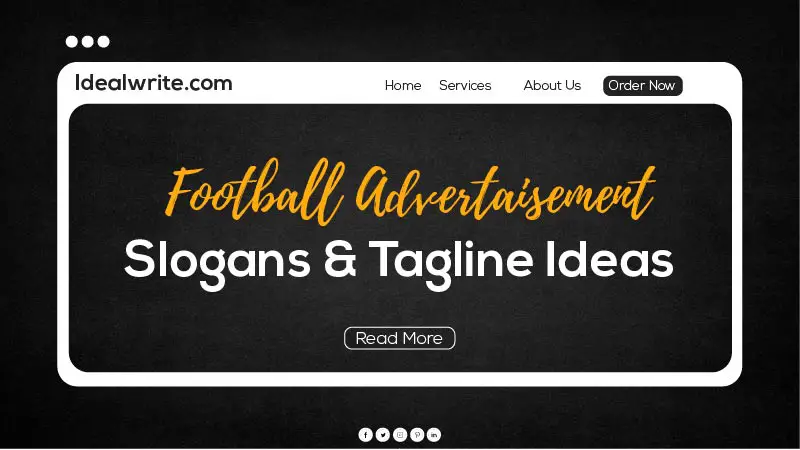 Catchy Football Team slogans & Taglines ideas