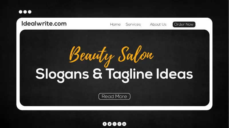 Creative Beauty Salon Taglines ideas