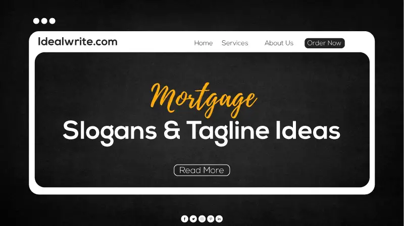 Creative Mortgage Slogans & taglines Ideas