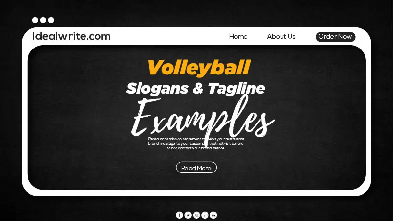 Catchy Volleyball Sayings for Posters