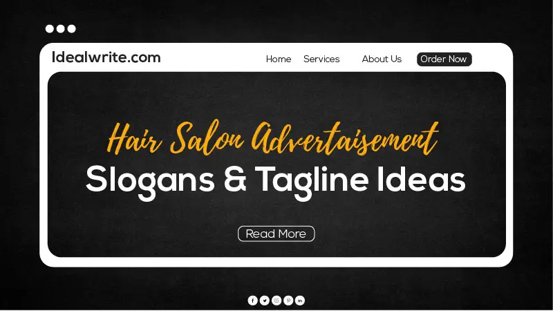 Unique hair salon advertising slogans