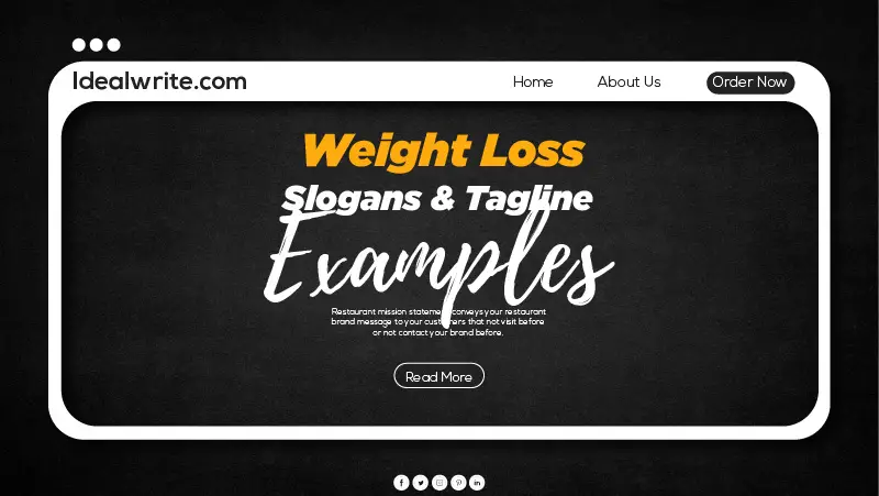 Best Weight Loss Advertising Slogans Ideas