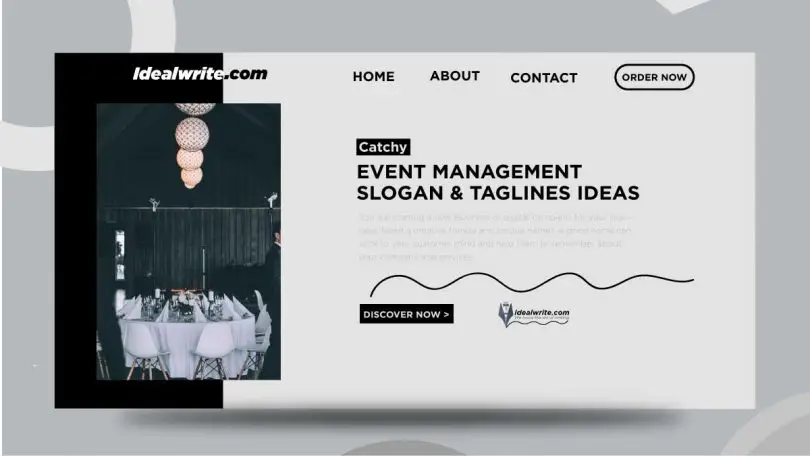 Event Management Slogans