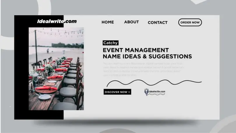 Event Management company name