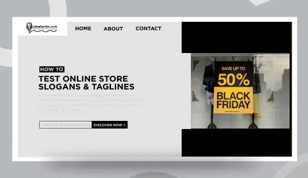 Online Shopping Slogan