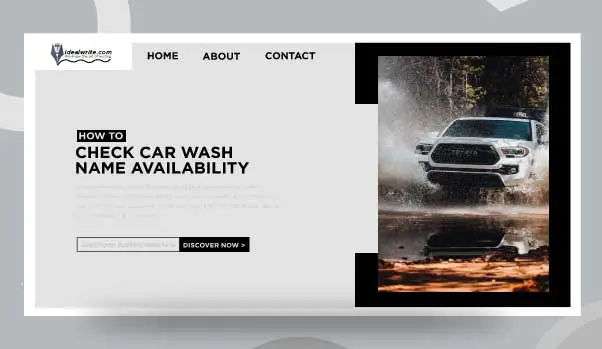 car wash business names