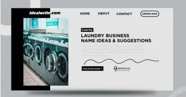 laundry business names