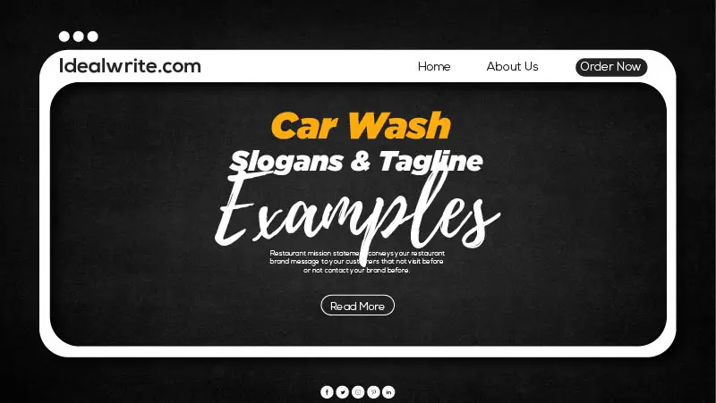 Attractive Car Wash Tagline ideas