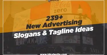 Best Advertising Slogans & Taglines Ideas