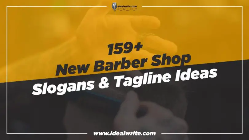 Catchy Barber Shop slogans and Taglines ideas