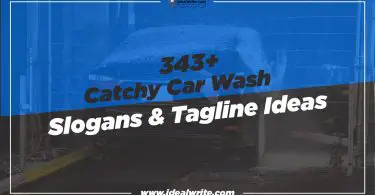 Catchy Car Wash Slogans & Taglines ideas