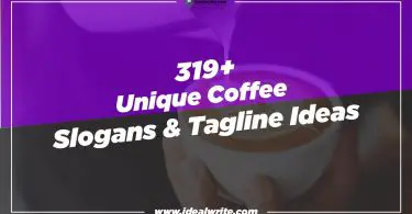 Catchy Coffee Slogans & Tagline ideas