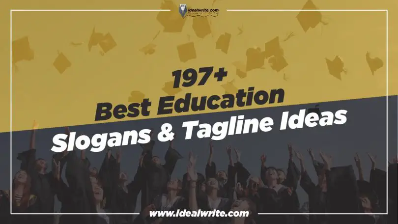 Catchy Education Slogans and Taglines Ideas