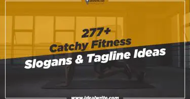 Catchy Fitness slogans & Taglines ideas