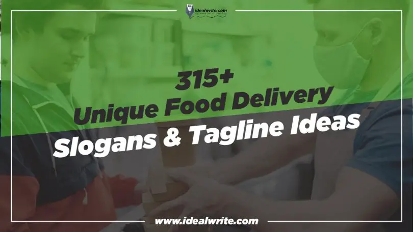 Catchy Food Delivery Slogans & Tagline ideas