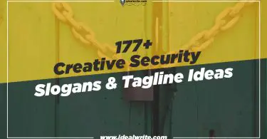 Catchy Security slogans & taglines ideas