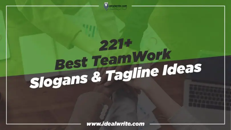 Catchy Teamwork slogans & Taglines ideas