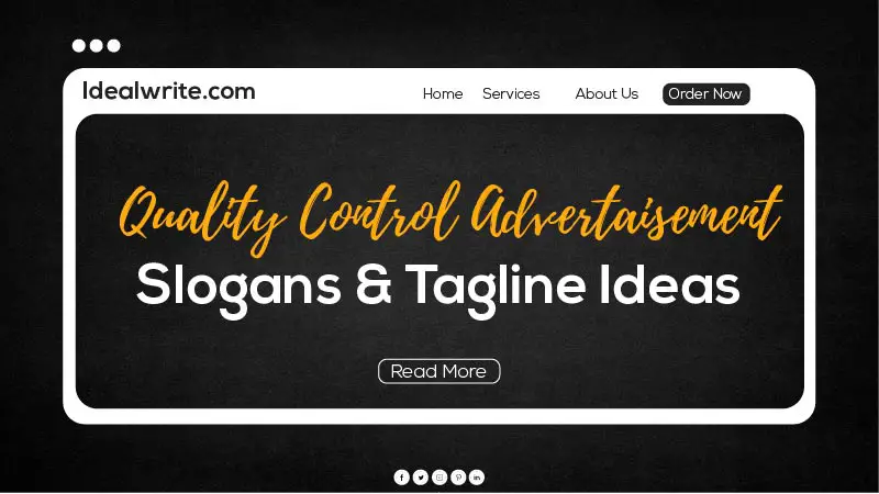 Creative Quality Assurance Slogans & Taglines Ideas
