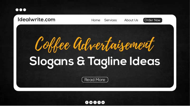 Creative coffee advertising slogans