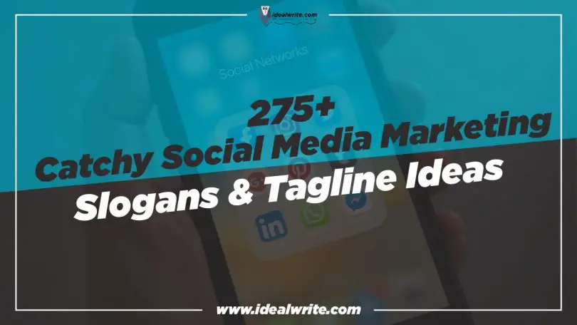 Creative social media marketing slogans & Taglines Ideas