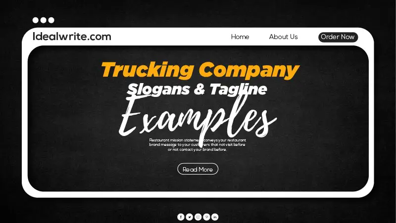 Funny Trucking slogans & Taglines Ideas