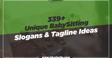 Unique Babysitting Slogans & Tagline ideas