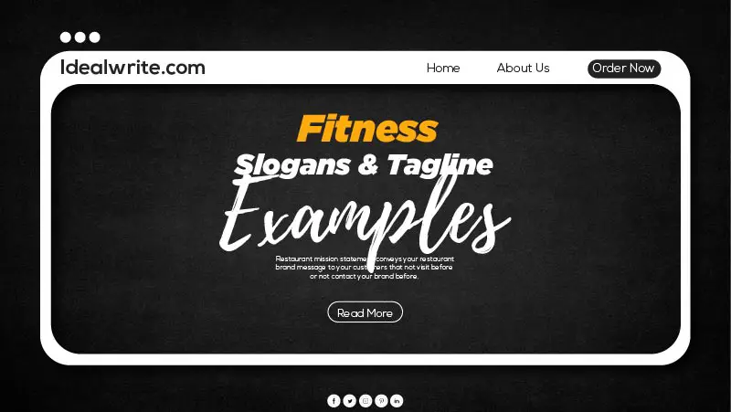 Unique Tagline for Fitness & Physical activity slogan
