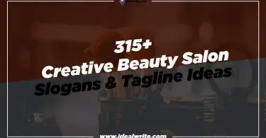 Catchy Beauty Salon Slogans & Taglines ideas