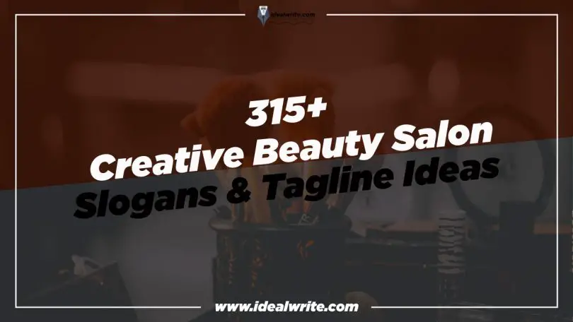 315+ Catchy Beauty Salon Slogans & Taglines ideas - Idealwrite