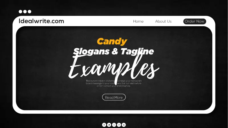 Cool candy bar slogans ideas