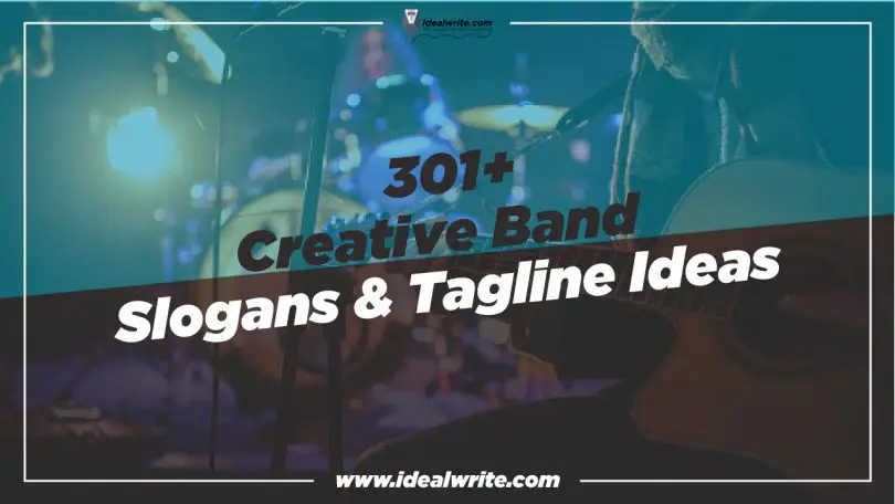 Creative Band Slogans & Taglines ideas to motivate your band team
