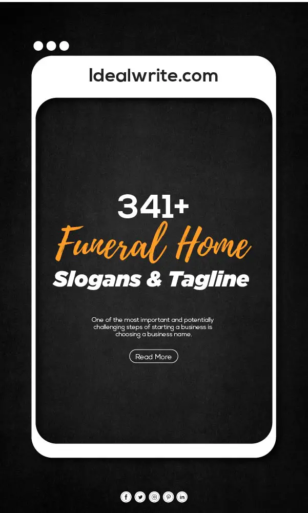 Unique Funeral Home Taglines Ideas
