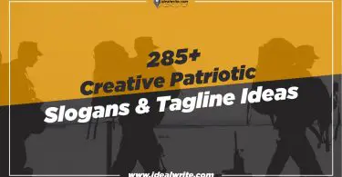 Unique Patriotic slogans & patriotic taglines ideas