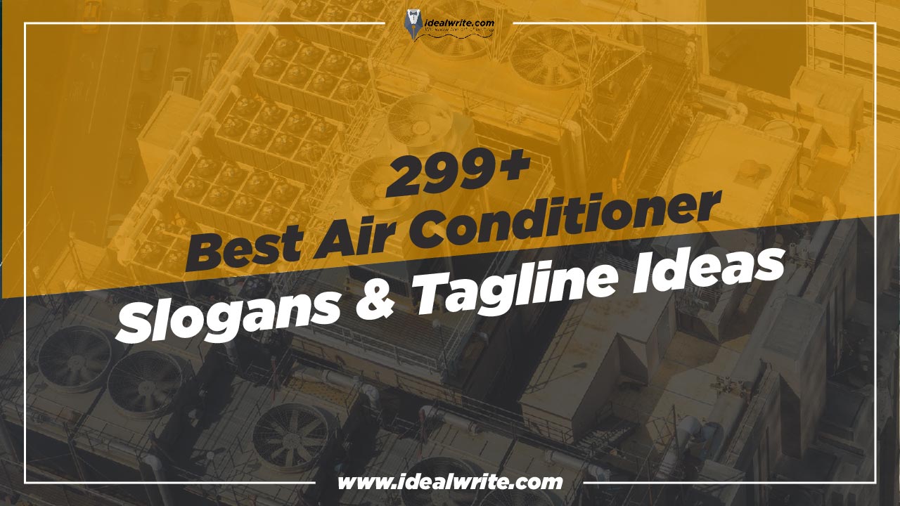 299+ Cool Air conditioner slogans & Taglines ideas - Idealwrite