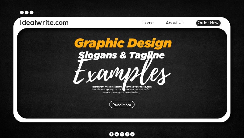 graphic design slogans examples