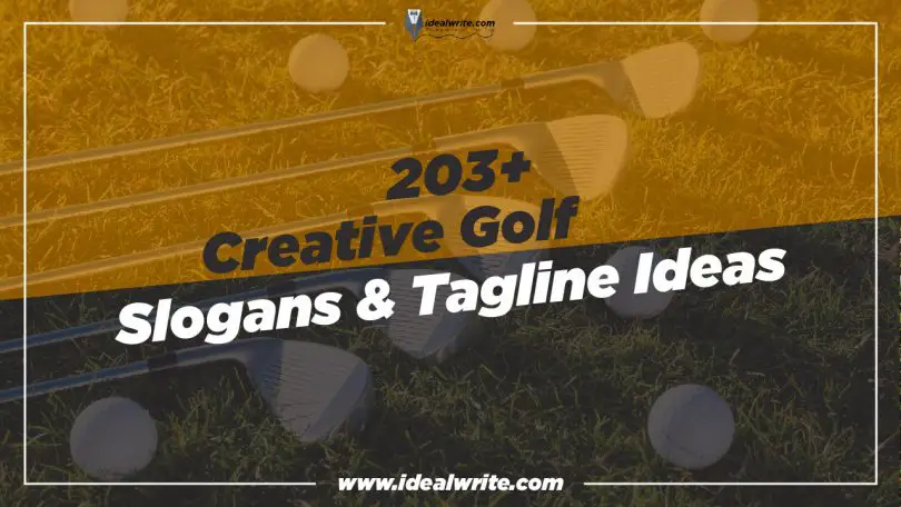 Attractive Golf Slogans & Taglines ideas