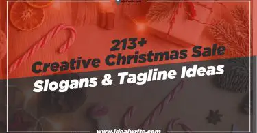 Attractive Christmas Sale slogans & Taglines ideas