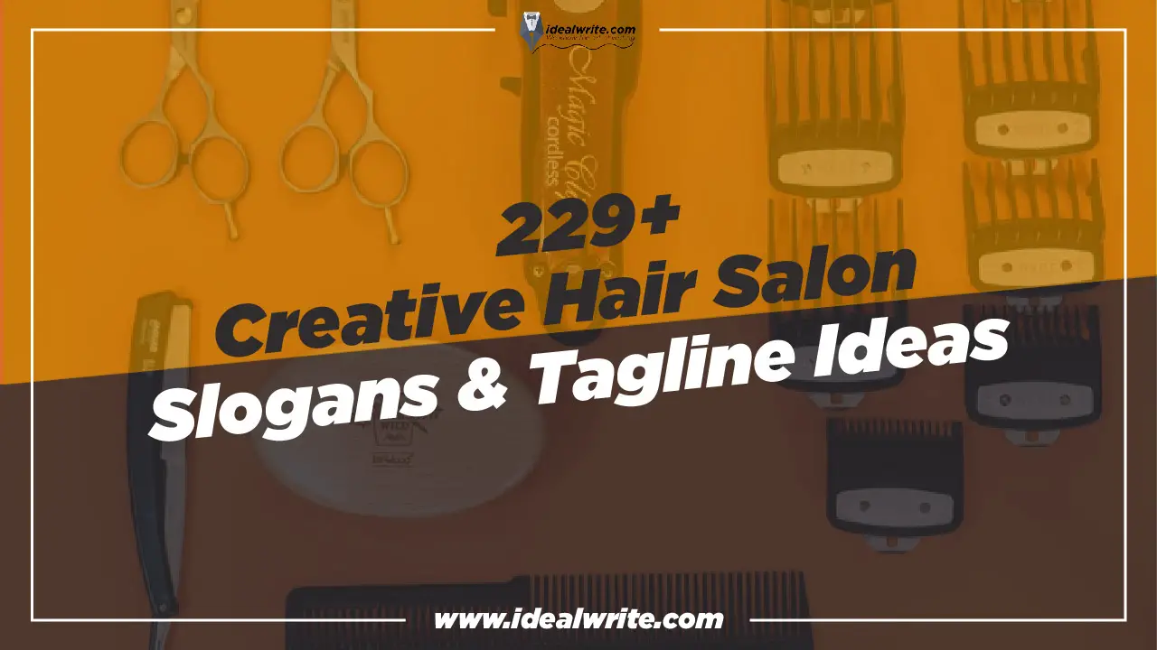 229+ Attractive Hair Salon Slogans & Taglines ideas - Idealwrite