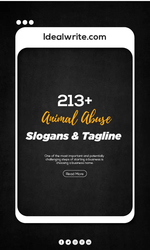 213+ Best Animal Abuse Slogans & Taglines ideas - Idealwrite