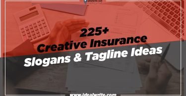 Catchy Insurance Slogans & Taglines ideas