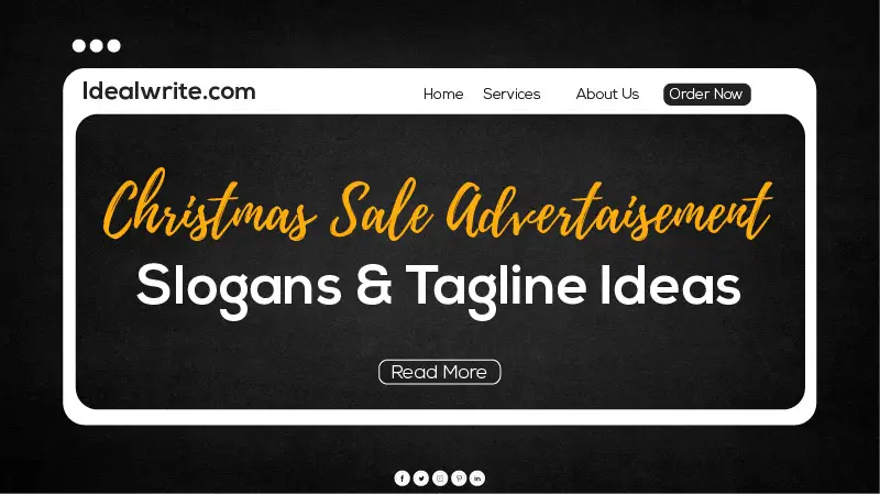 Creative Christmas Sale Tagline Ideas