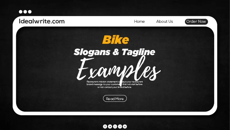 Funny Cycling Slogans & Cycling Taglines