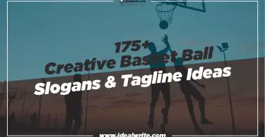 Unique Basket Ball Slogans & Taglines Ideas