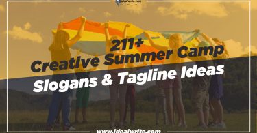 Catchy Summer Camp Slogans & Taglines ideas