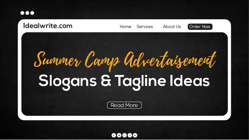 Creative Summer Camp Slogans for Advertising